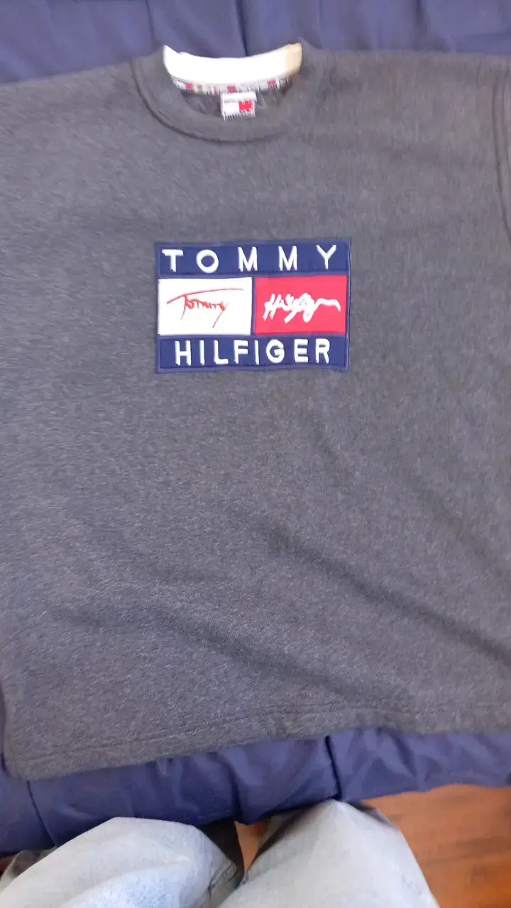 Polerón Tommy Hilfiger gris para hombre - 2