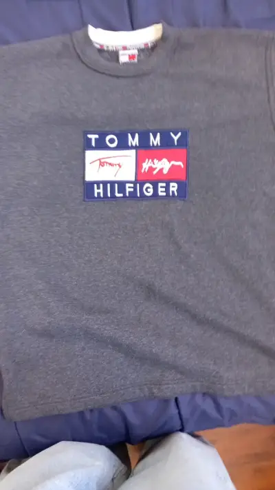 Polerón Tommy Hilfiger gris para hombre - miniatura 2