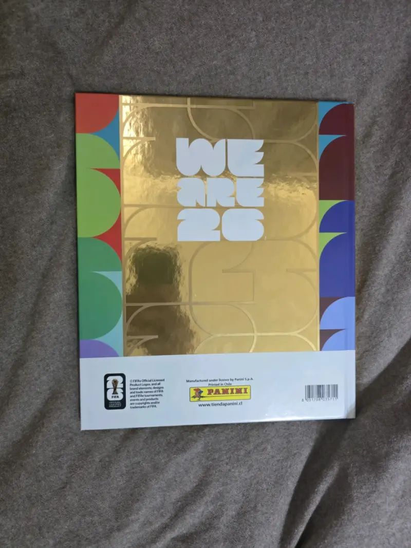 Álbum del mundial 2026 tapa de oro nuevo - 2