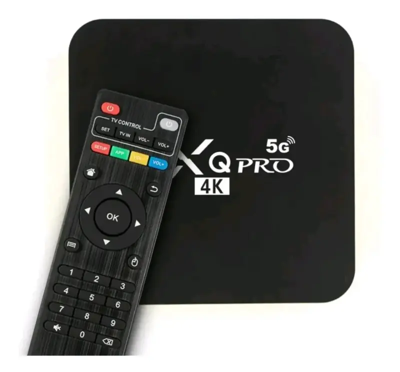 TV Box Android XQ Pro 4K con Control Remoto - 1