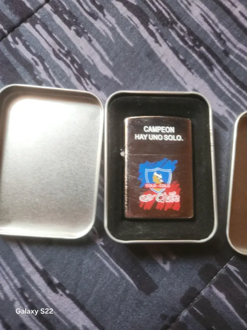 Encendedor de colección Colo-Colo en caja metálica - 1