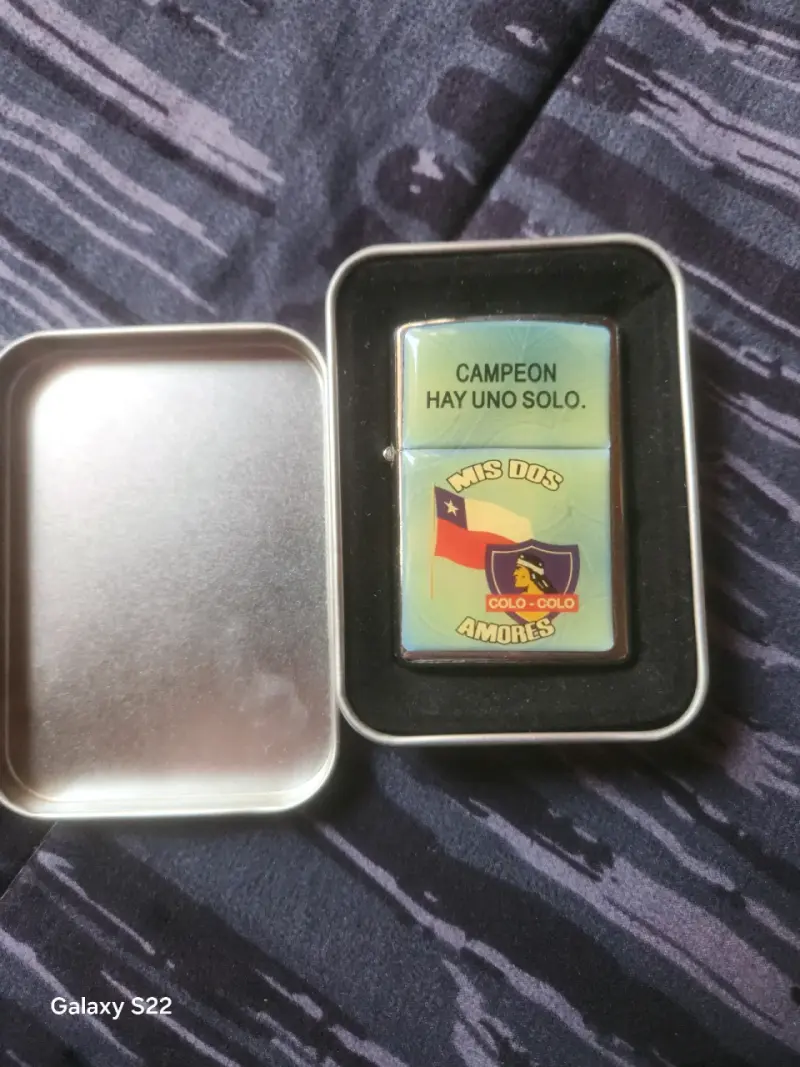 Encendedor de colección Colo-Colo en caja metálica - 2