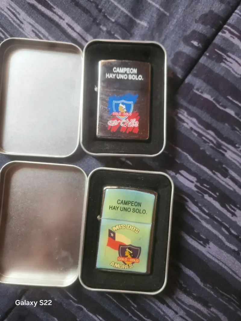 Encendedor de colección Colo-Colo en caja metálica - 3