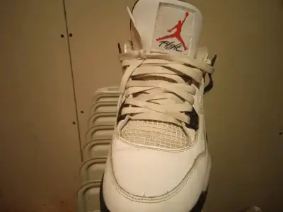 Zapatillas deportivas blancas Air Jordan Retro 4 - miniatura 2