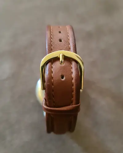Reloj automático Grovana con correa de cuero - miniatura 3