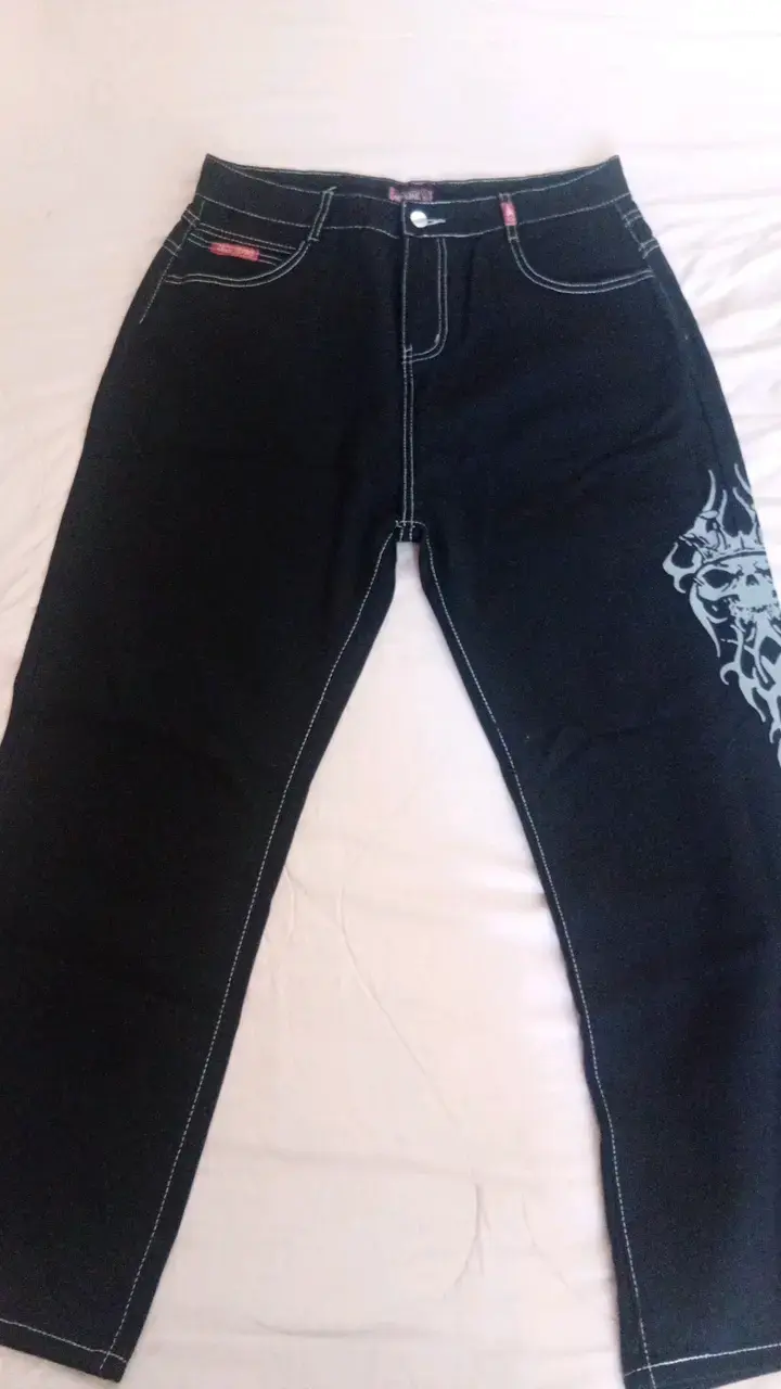 Jnco Jeans de mezclilla negro - 1