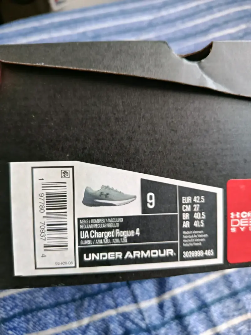 Zapatillas deportivas Under Armour Charged Rogue 4 azul - 4