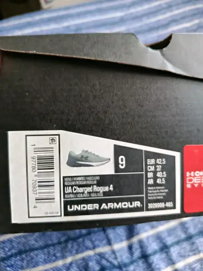 Zapatillas deportivas Under Armour Charged Rogue 4 azul - miniatura 4