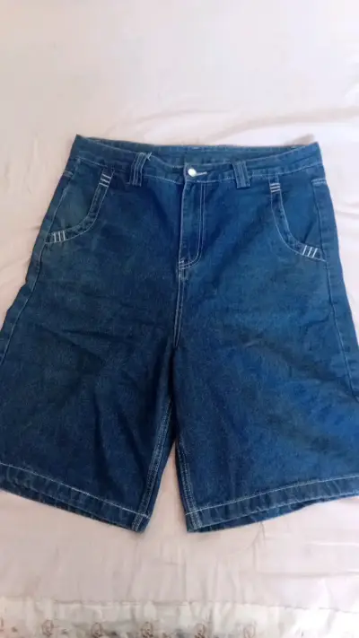 Shorts de mezclilla azul - miniatura 1