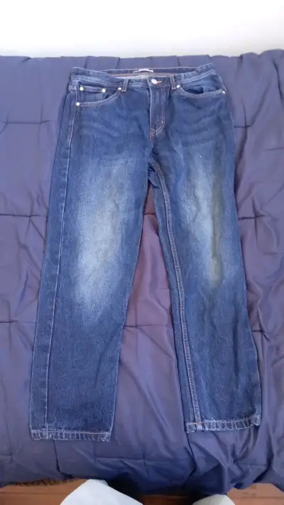 Jeans de mezclilla azul para hombre Index - miniatura 1