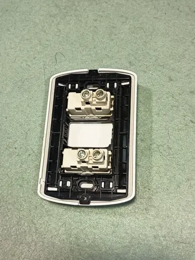 Interruptor Doble 9/15 Bticino Modus blanco - miniatura 2