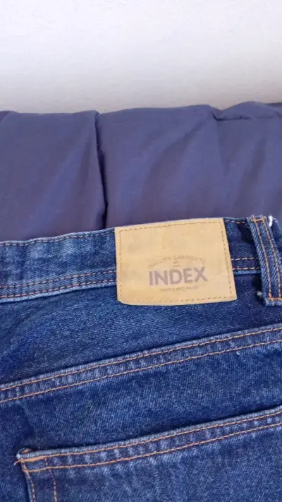 Jeans de mezclilla azul para hombre Index - miniatura 6