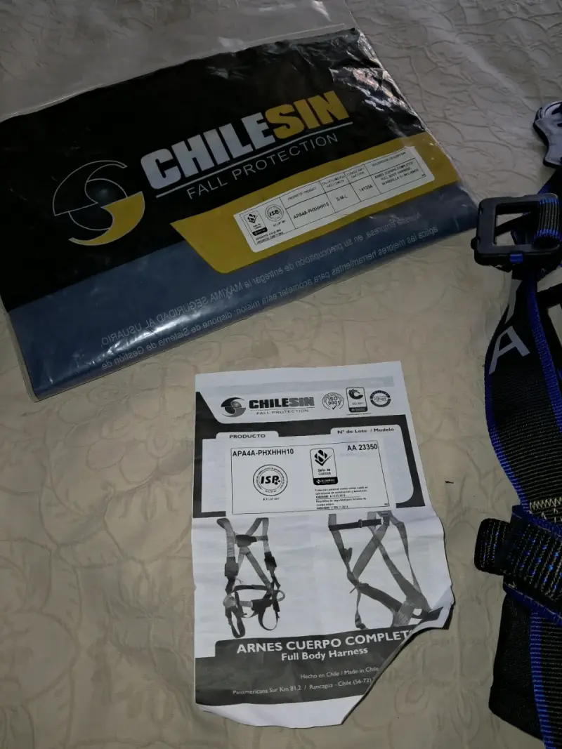 Arnés Seguridad Chilesin Dieléctrico Cuerpo Comple - 4