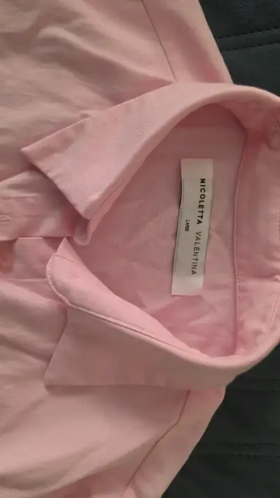 Blusa corta rosa Nicoletta Valentina - miniatura 3