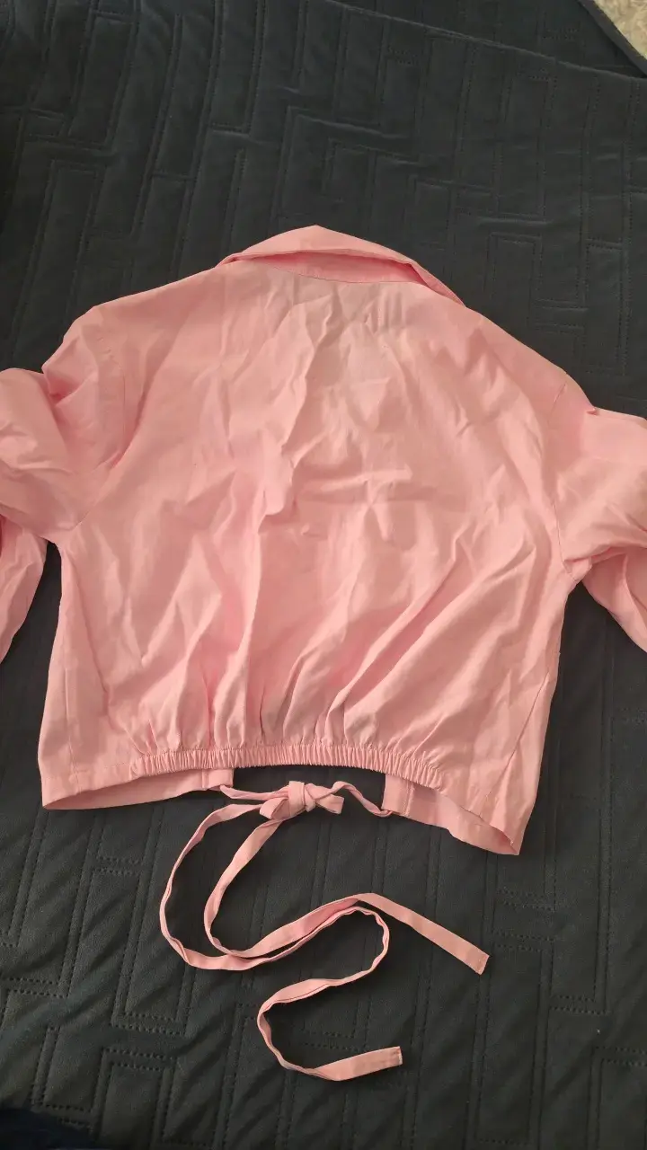 Blusa corta rosa Nicoletta Valentina - 6