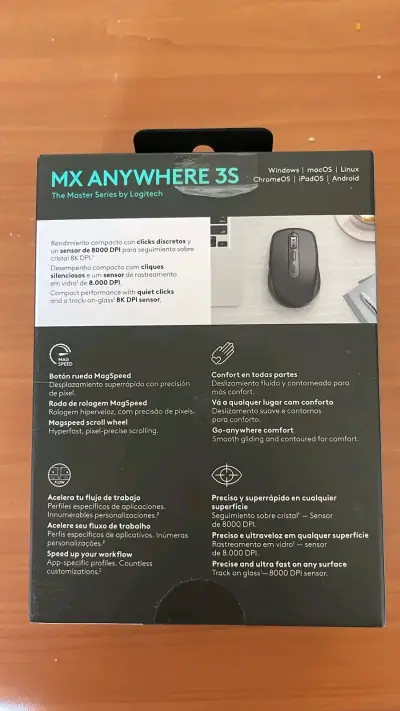 Mouse inalámbrico Logitech MX Anywhere 3S grafito - miniatura 3