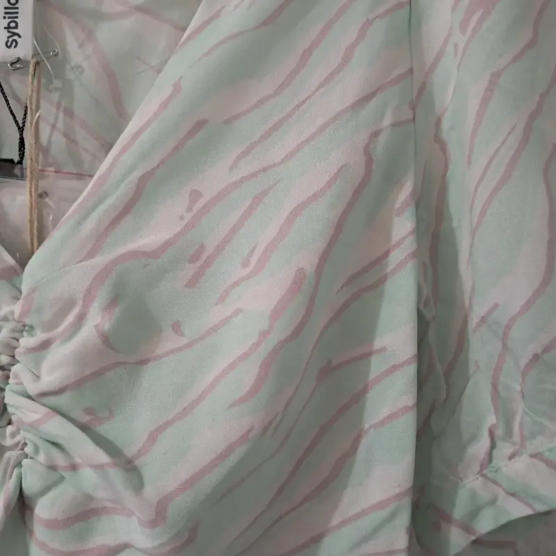 Blusa Crop Top Verde Pastel Sybilla - 3