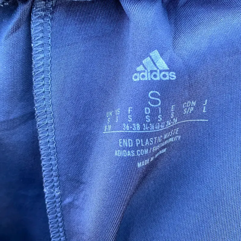 Pantalones deportivos azul Adidas talla S - 3