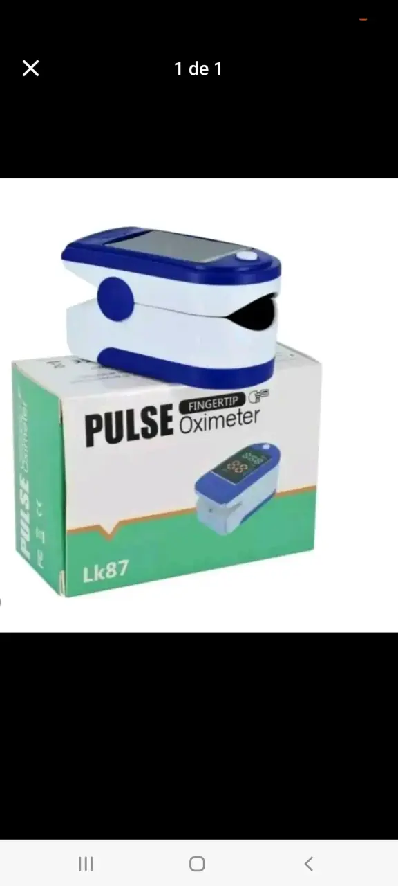 Oxímetro de Pulso Digital Lk87 Azul