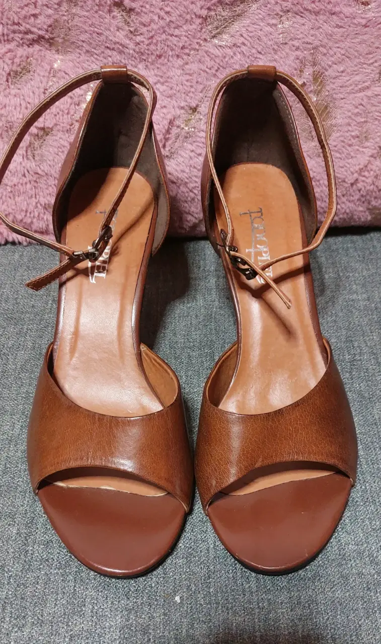 Zapatos de Tacón Café Mujer - 1