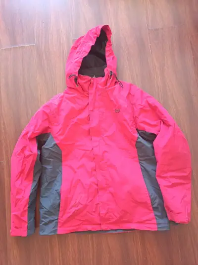 Chaqueta impermeable roja para hombre - miniatura 1