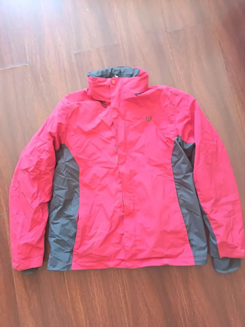 Chaqueta impermeable roja para hombre - 2