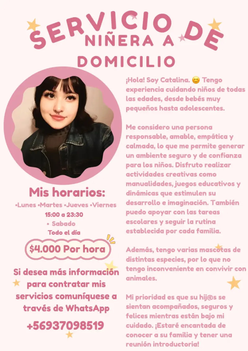 Servicio de niñera