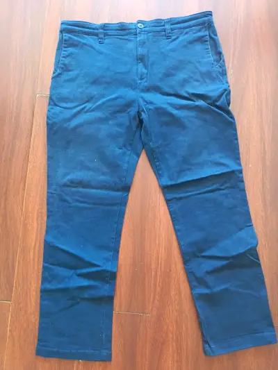 Pantalones azul marino para hombre - miniatura 1