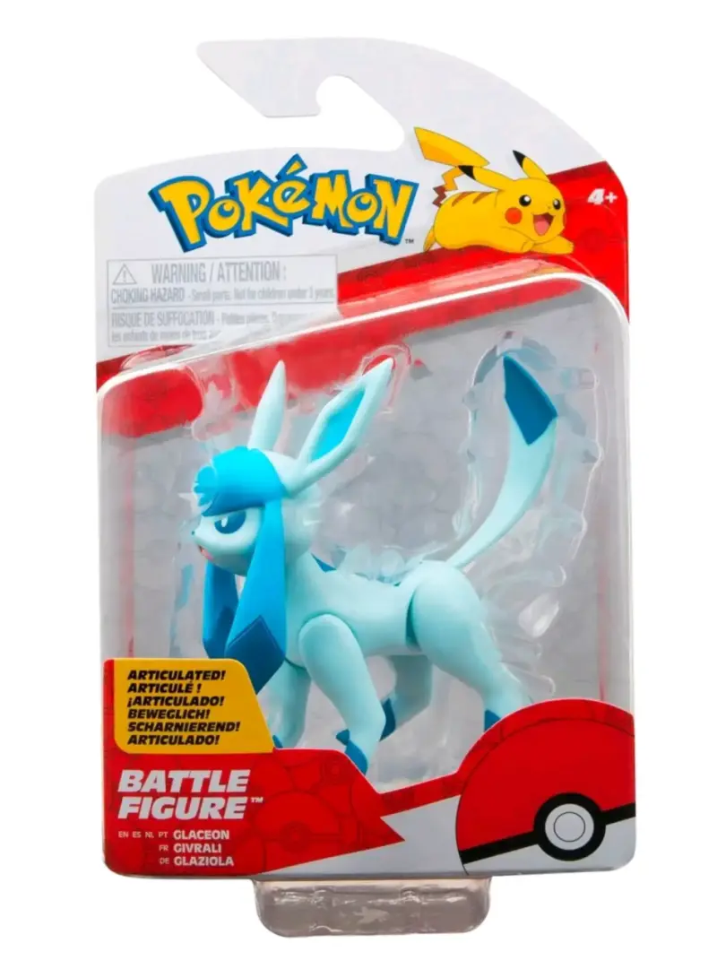 Figura de acción Pokémon Glaceon articulada - 1