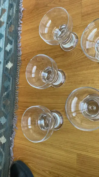 Set de 5 copas de vidrio para postres - miniatura 1