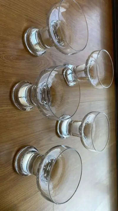 Set de 5 copas de vidrio para postres - miniatura 3
