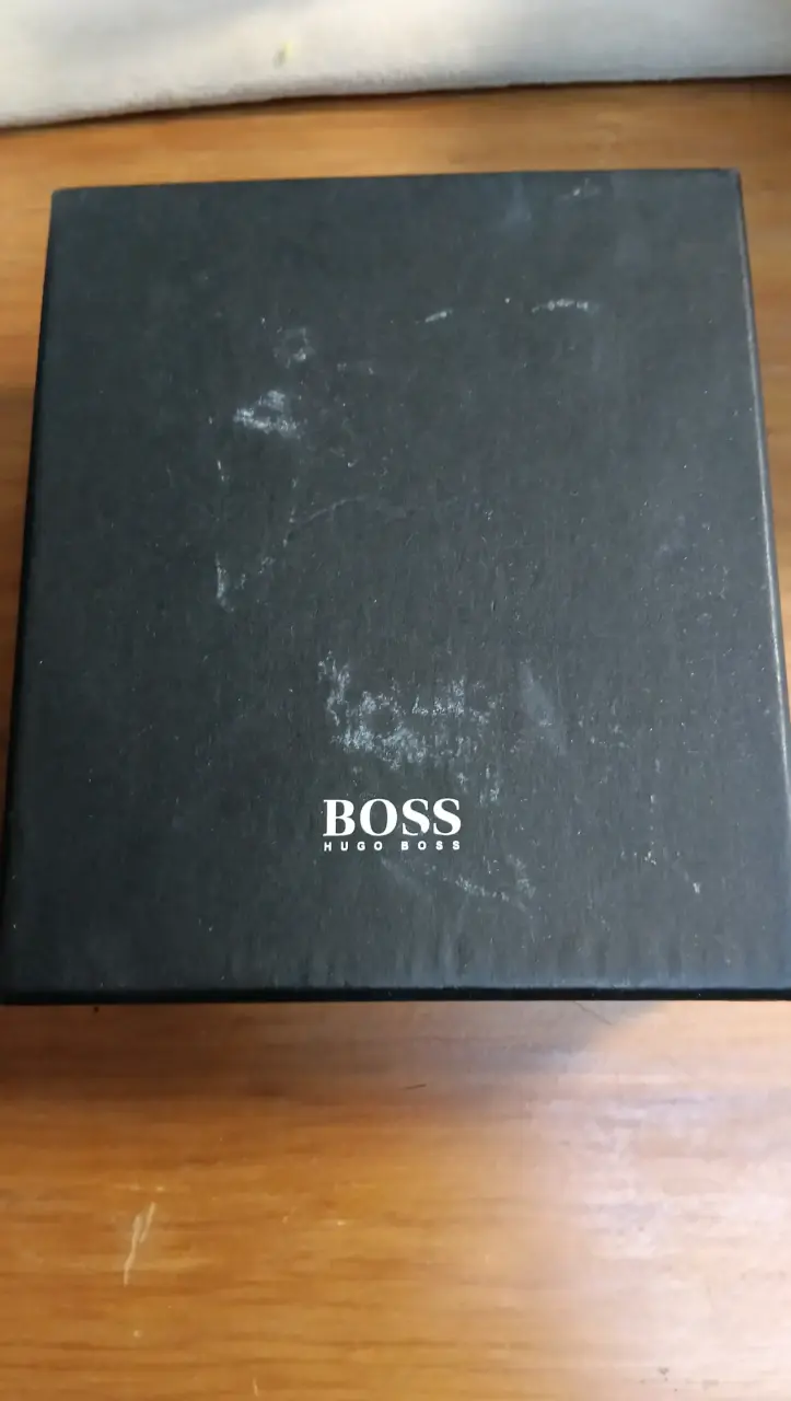 Cinturón de cuero negro Hugo Boss con hebilla metálica - 3
