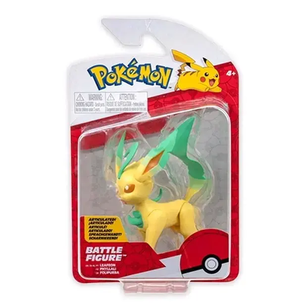 Figura articulada Pokémon Leafeon 3 pulgadas - 1