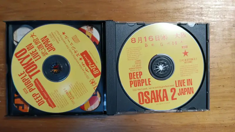 CD Deep Purple Live in Japan 1972 - 4