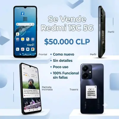 Smartphone Redmi 13C 5G como nuevo - miniatura 1