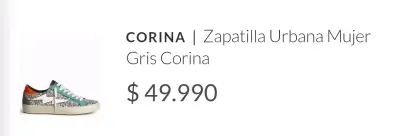 Zapatillas brillantes Corina para mujer - miniatura 5