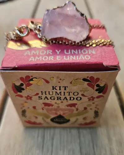 Amor y Unión (kit Humito Sagrado+collar de cuarzo) - miniatura 2