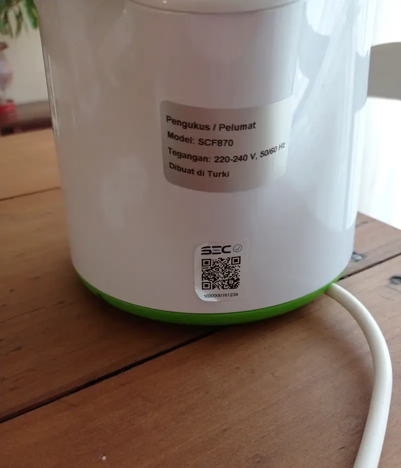 Vaporera/licuadora alimentos Philips Avent SCF870 - 4