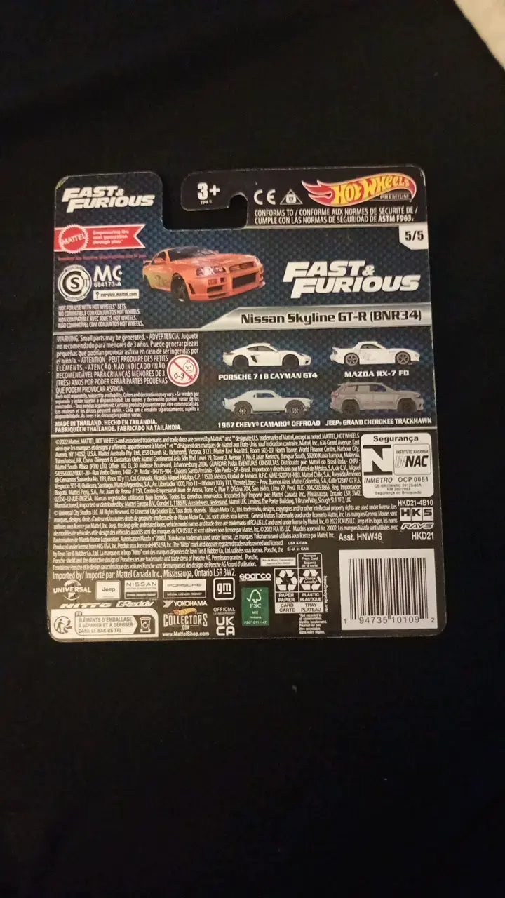 Hot Wheels Nissan Skyline GT-R Fast & Furious - 2