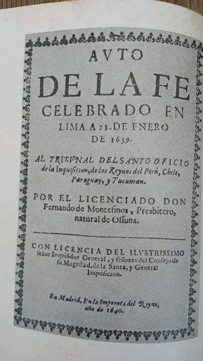 Libro 'Nuevos antecedentes para una historia de los judíos en Chile colonial' - miniatura 2