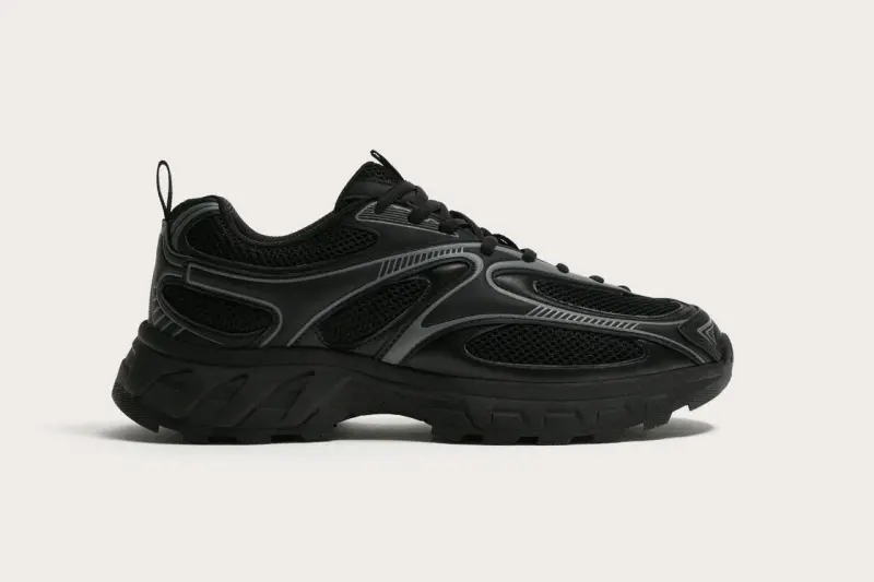 Zapatillas deportivas negras para hombre - 1