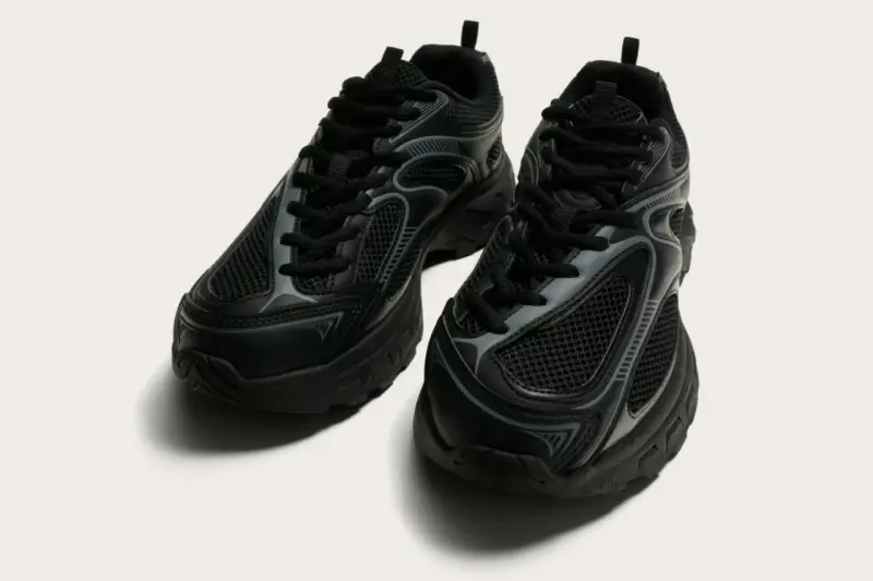 Zapatillas deportivas negras para hombre - 2