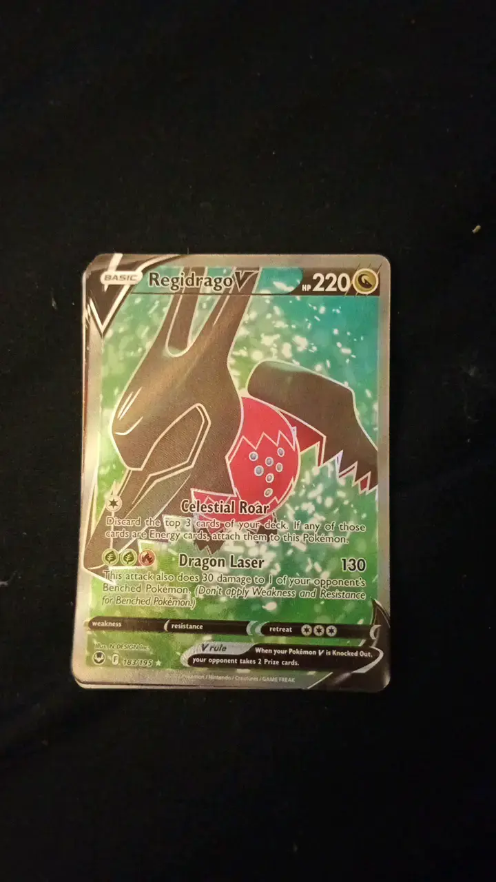 Cartas Pokémon V Corviknight, Regidrago y Mawile - 2