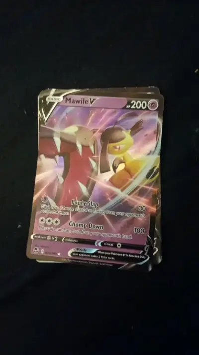 Cartas Pokémon V Corviknight, Regidrago y Mawile - miniatura 4