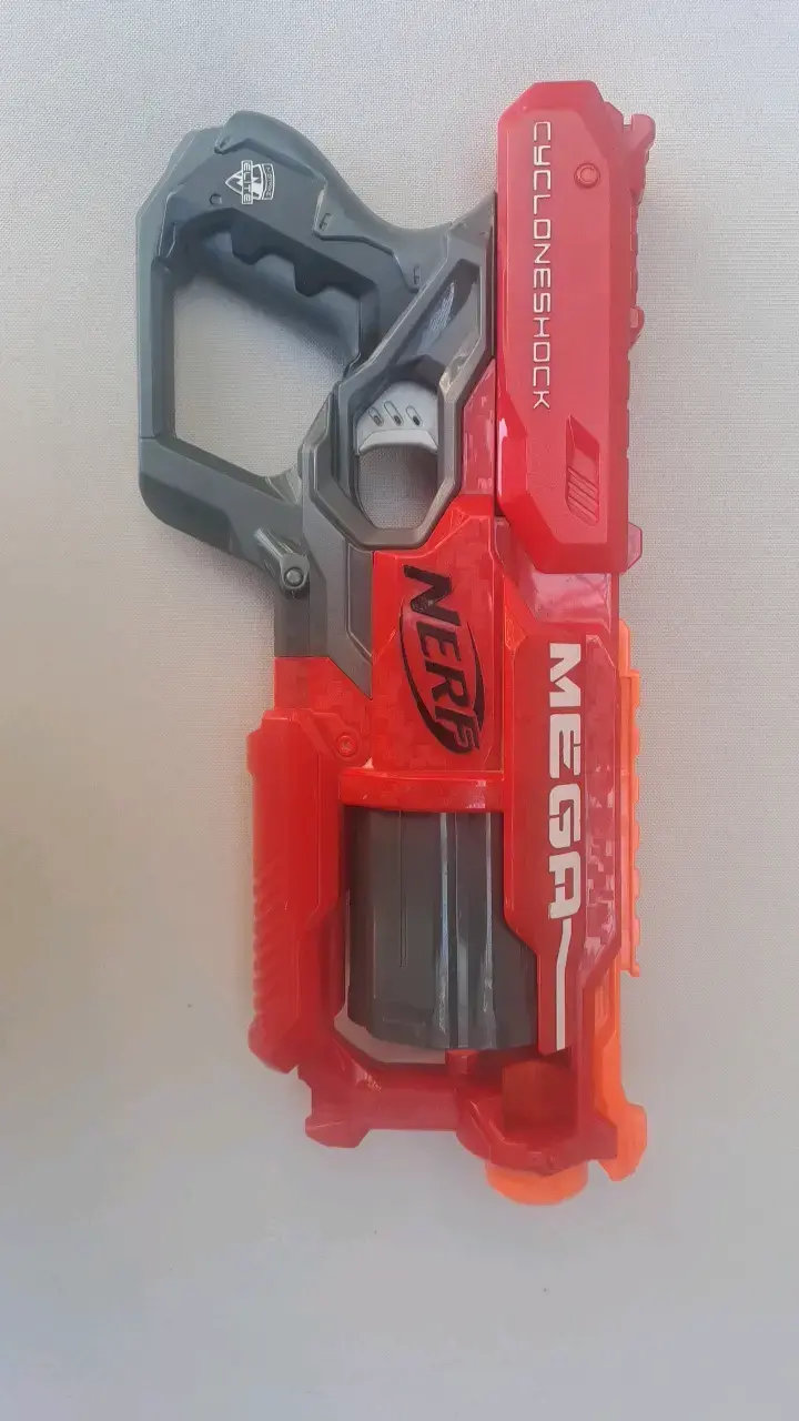Lanzador Nerf Mega Cycloneshock rojo - 2