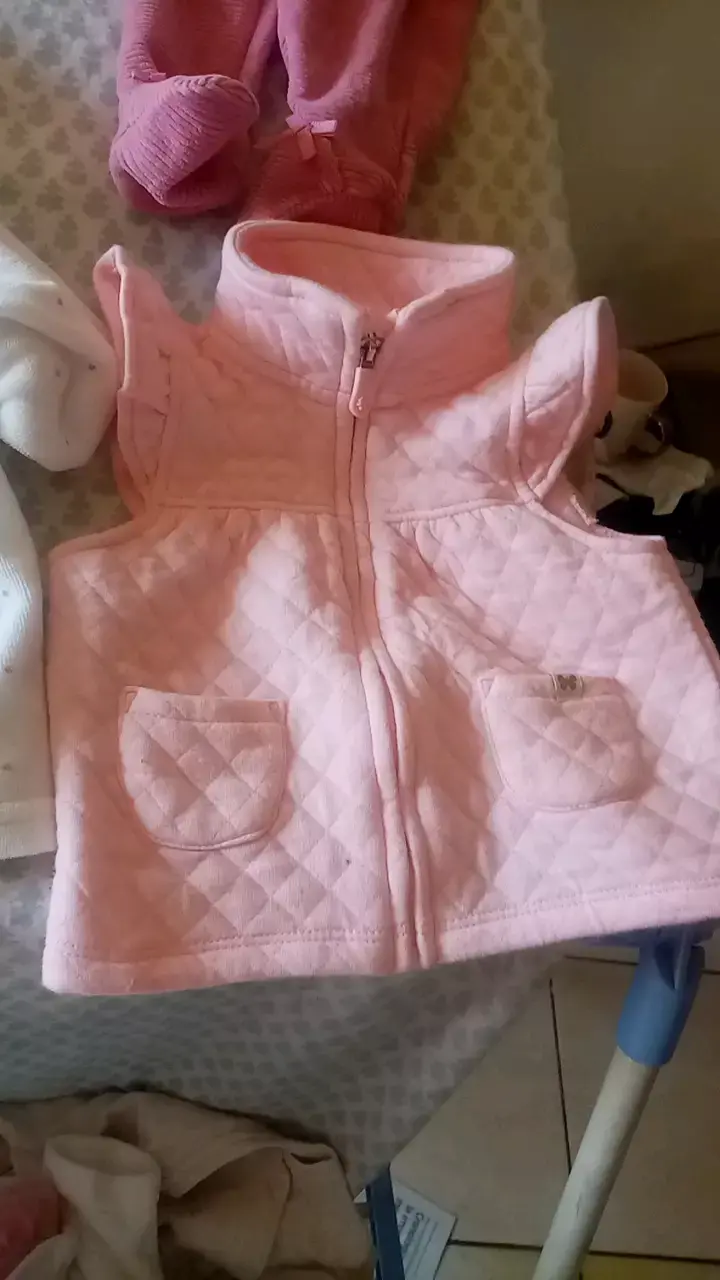 Conjunto de ropa para bebé rosado - 4