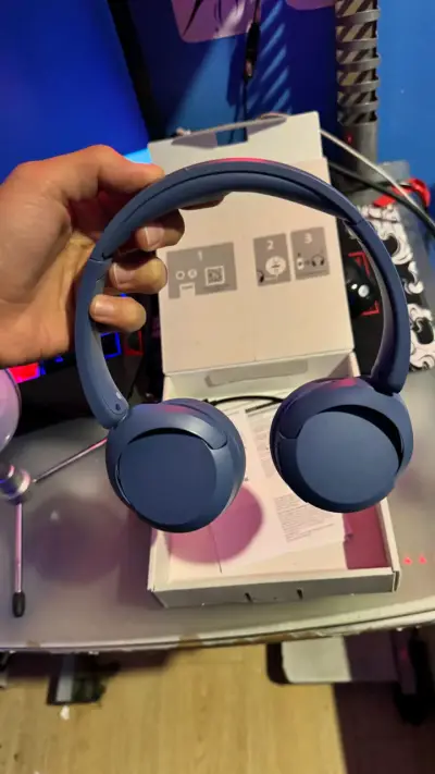 Auriculares Sony inalámbricos color azul - miniatura 3