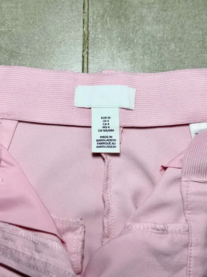 Pantalon mujer H&M palo rosa - 2