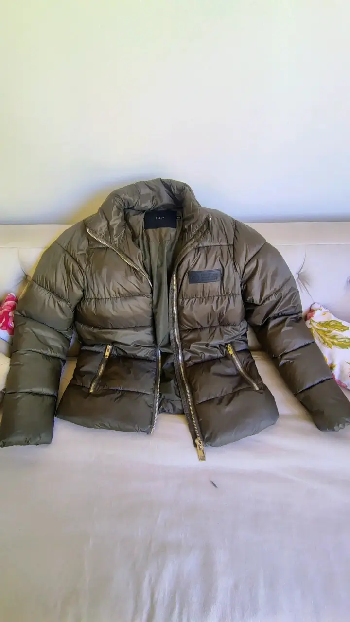 Chaqueta acolchada verde oliva Ellus - 1