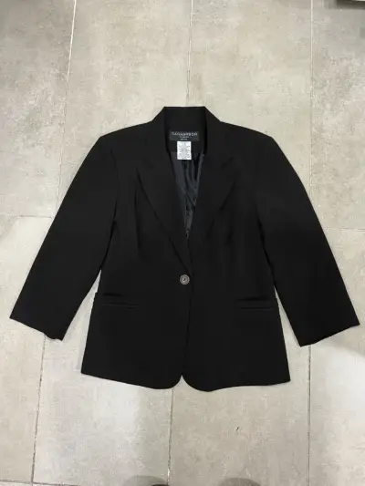 Blazer negro para mujer manga 3/4 - miniatura 1